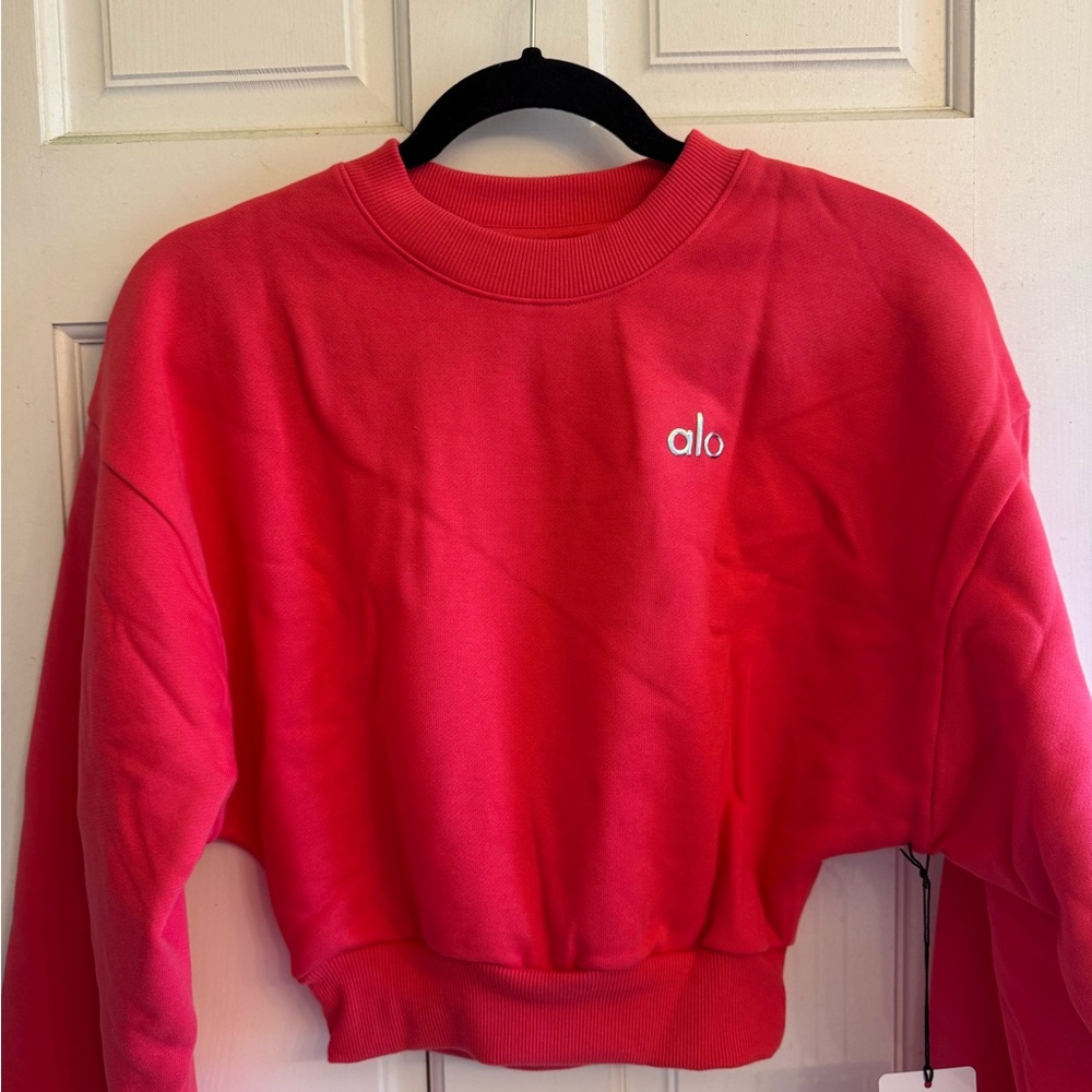 ALO Yoga Cropped Accolade Crewneck